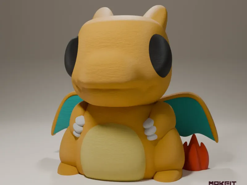 3D Printable Charizard