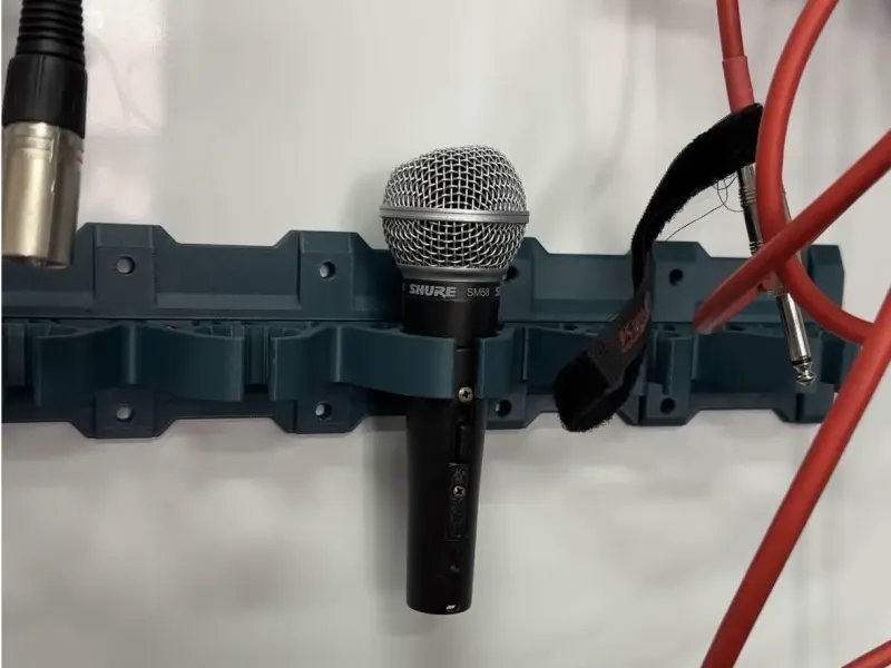 Suporte de Parede para Microfones Shure SM58 - 2 tamanhos