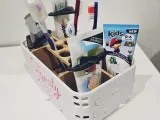 Toothbrush (x 6) and toothpaste holder-2