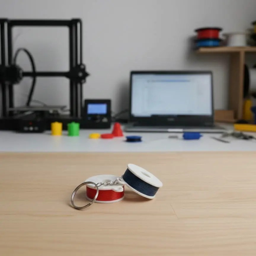 Bambu Lab Mini Spool keychain