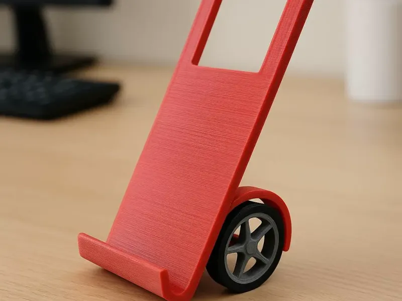 PHONE HOLDER WHEELS DECOR