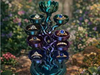 Schmuck Etagere
