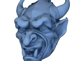 Gothic Gargoyle Head Sculpture – Dark Fantasy Model-8
