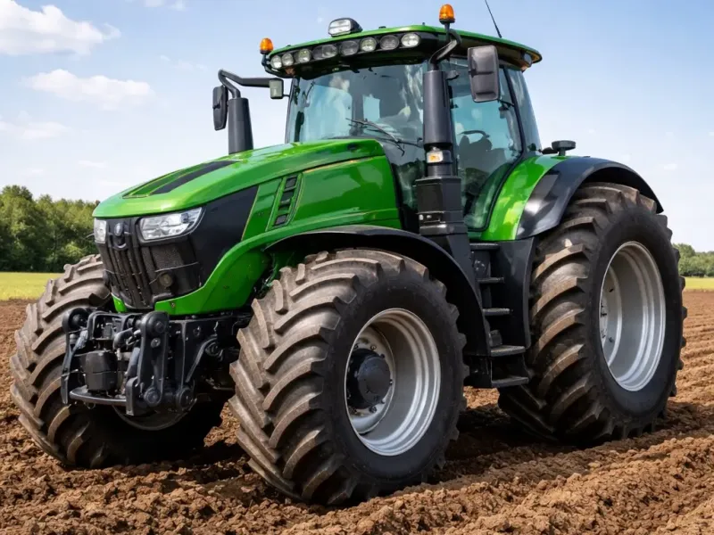 John Deere 6215R Tractor 3D Model