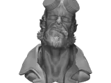 EXCLUSIVE HELLBOY BUST DETAIL ORIENTED-1