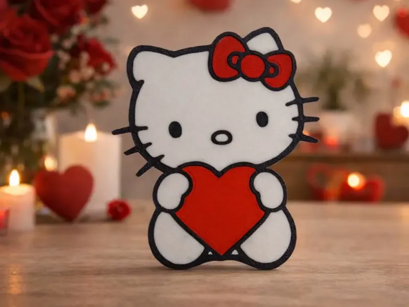 Hello kitty AMOR Dia dos Namorados.