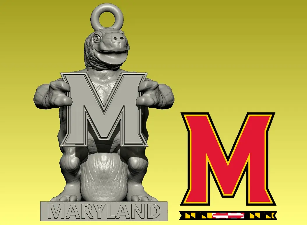 NCAA- Mascot Hanging Figurine UNIVERSITY OF MARYLAND