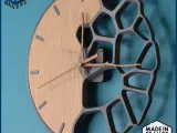 Voronoi design wall clock-3