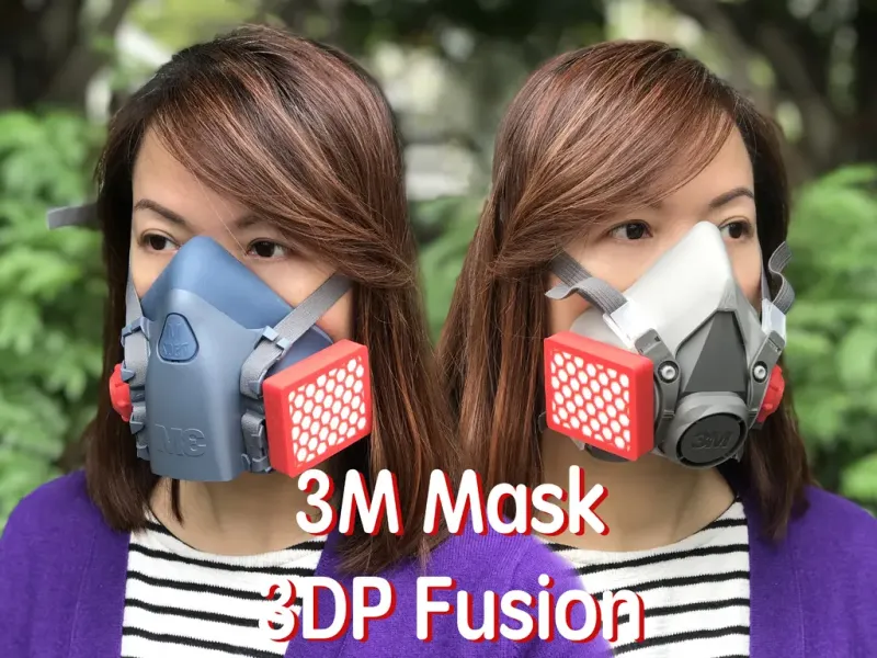 3M半面罩滤毒盒及盖帽 - 新冠肺炎
