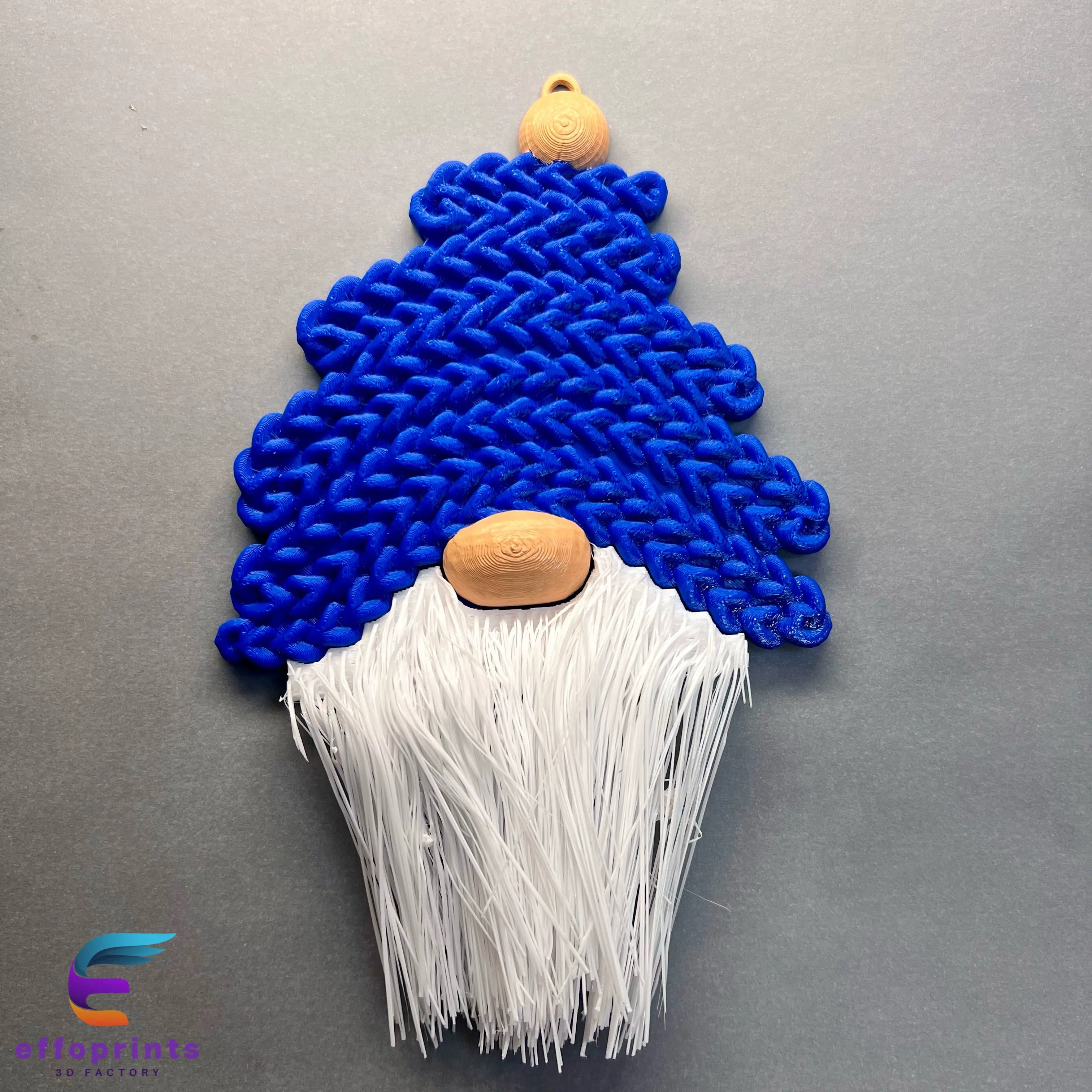 Crochet Hairy Gnome Christmas Decoration