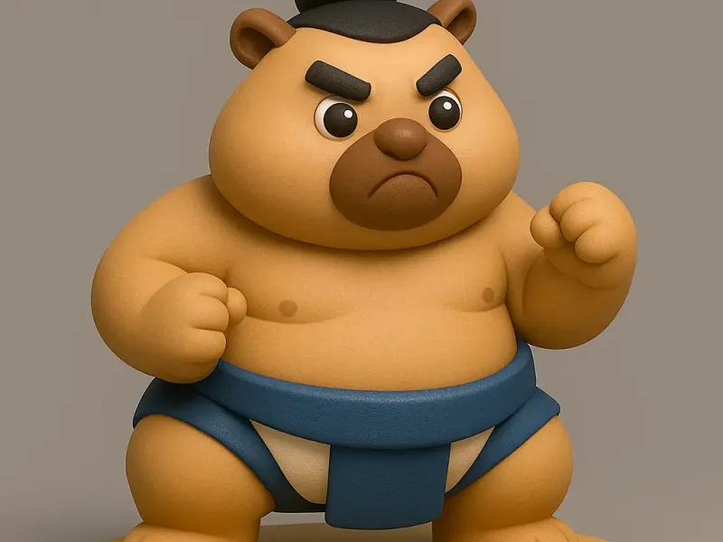 tanuki sumo / coleção esportes / 