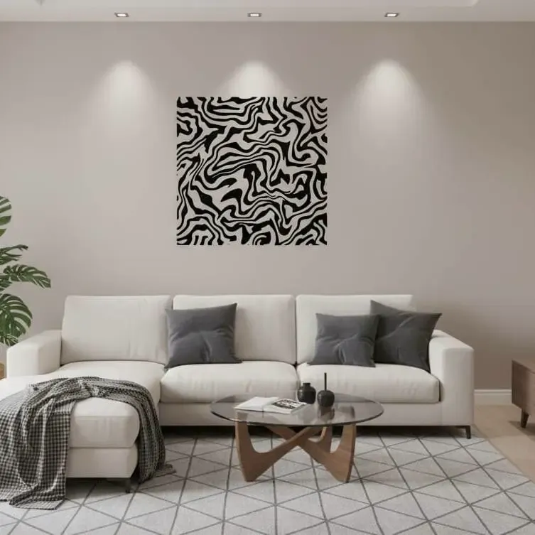 ABSTRACT LINES WALL DECO