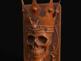 skull CROWN wall-1
