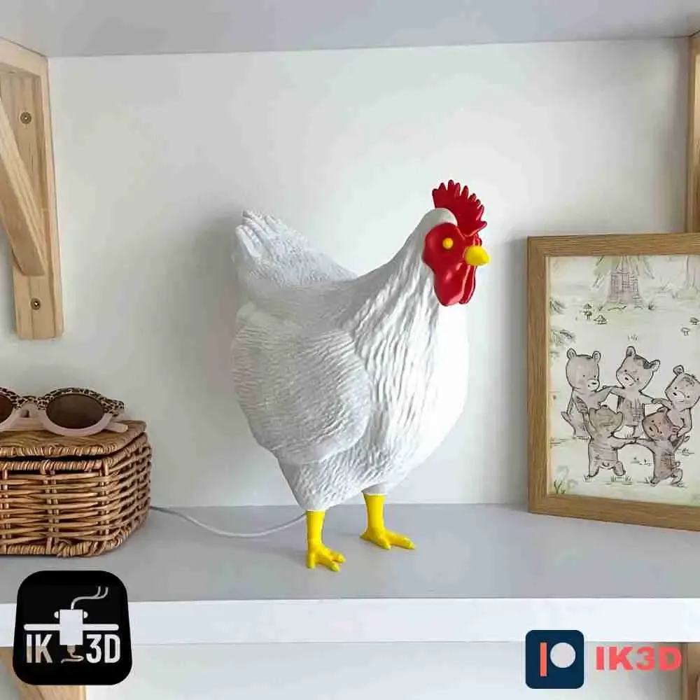 FUNNY CHICKEN EGG LAMP / FIGURINE MULTIPARTS