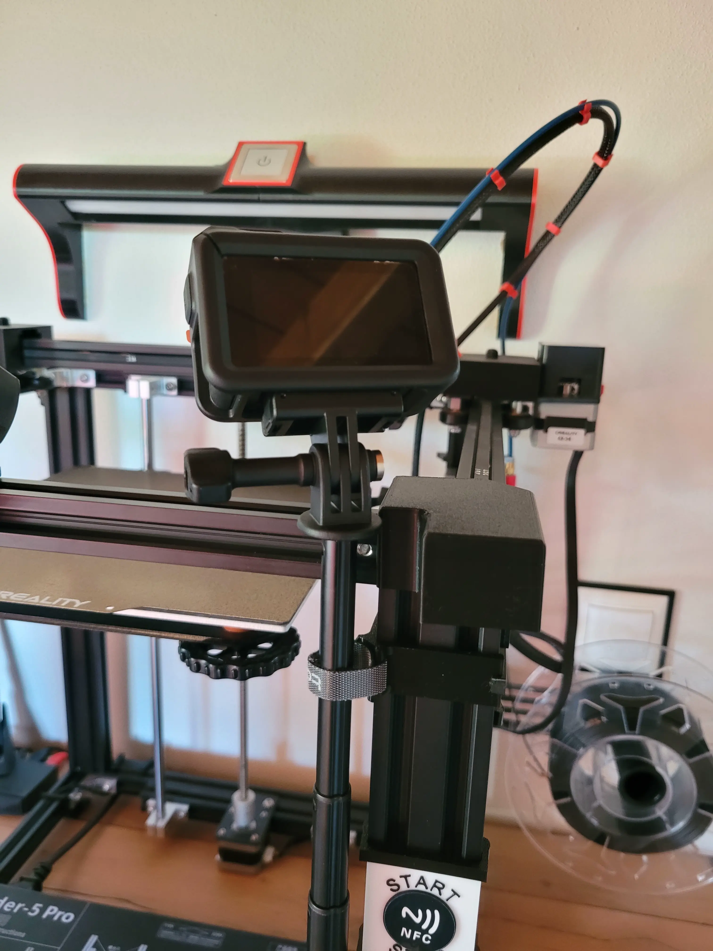 Supporto per fotocamera sulla stampante