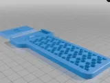 bed scraper with replaceable blades-0
