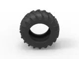 Tire of Vintage Pulling tractor Version 2 Scale 1:25-6