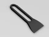 Mini Bed Scraper – Compact 3D Printer Tool | STL File-1