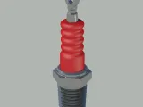 SPARK PLUG KEYCHAIN-0