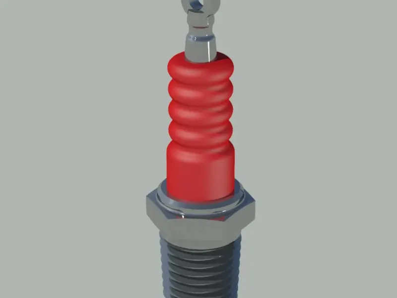 SPARK PLUG KEYCHAIN