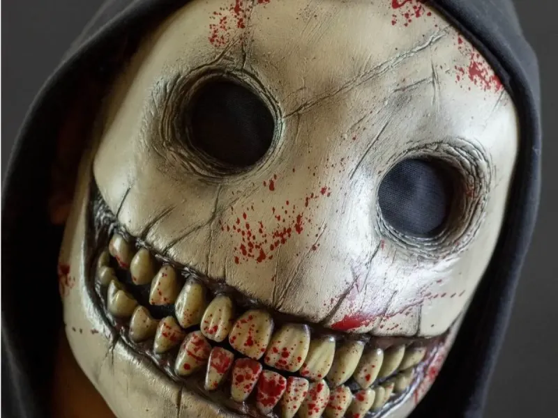 MASCARA SONRISA SINIESTRA  COSPLAY DISFRAZ