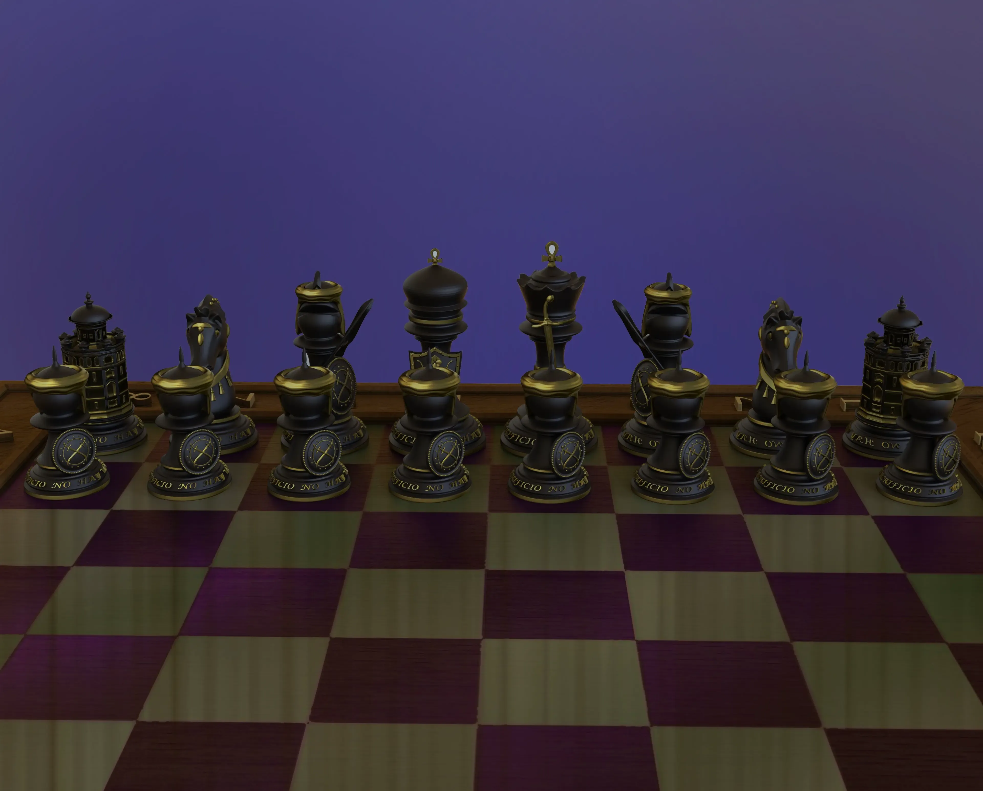 Chess, Arab and Roman Chess Pieces