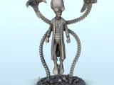 Alien Dr Octopus with glasses and claws (21) (+ pre-supporte-3