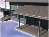 Asian passenger station with large tile building and wooden-5