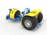 Pulling tractor with radial engine Scale 1:25-6