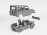 Land Rover Defender 90 - H0 scale car model kit-2