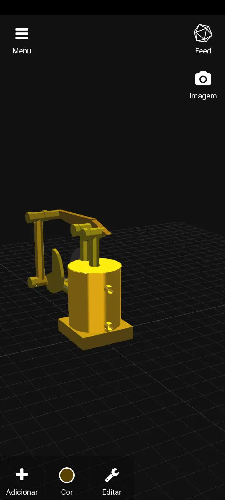 motore ad aria compressa per mini-locomotive