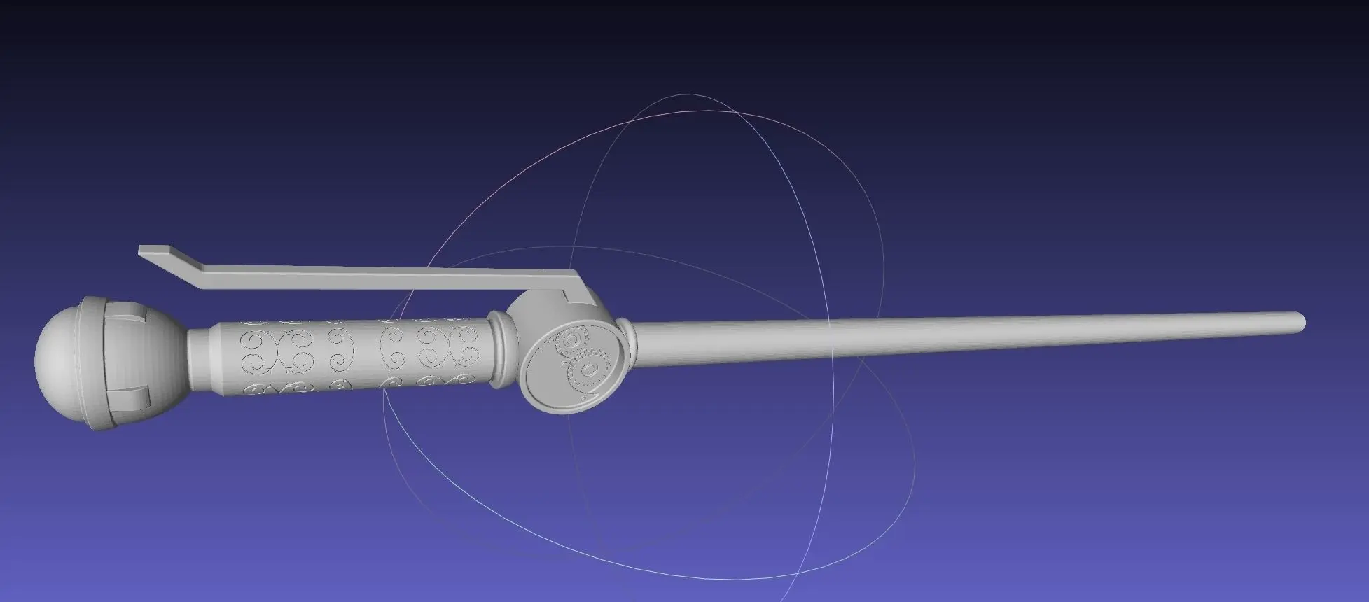 RWBY Ozpin Cane Model 3D