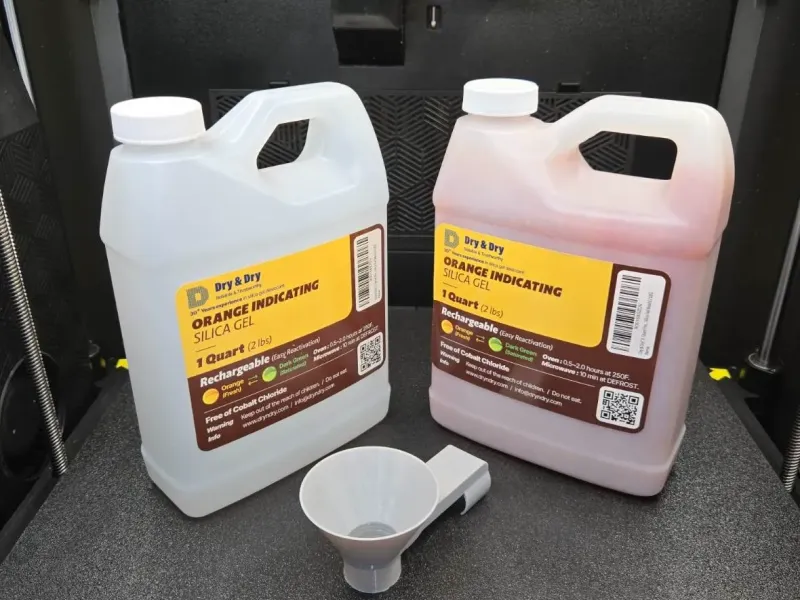 Funnel - Dessicant / Silica Gel Container