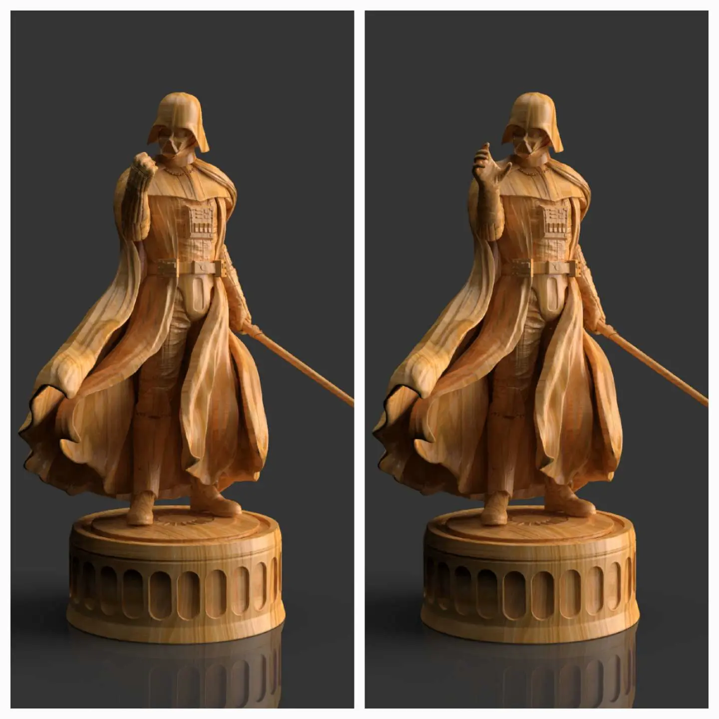 Yıldız Savaşları. Darth Vader heykelciği