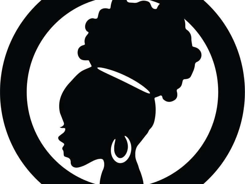 Circle Afro Puff