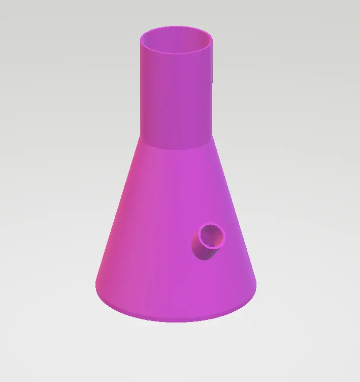 Bong working - geometric rigid shape