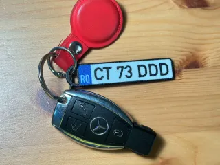 BRELOC NUMAR INMATRICULARE - plate number keychain