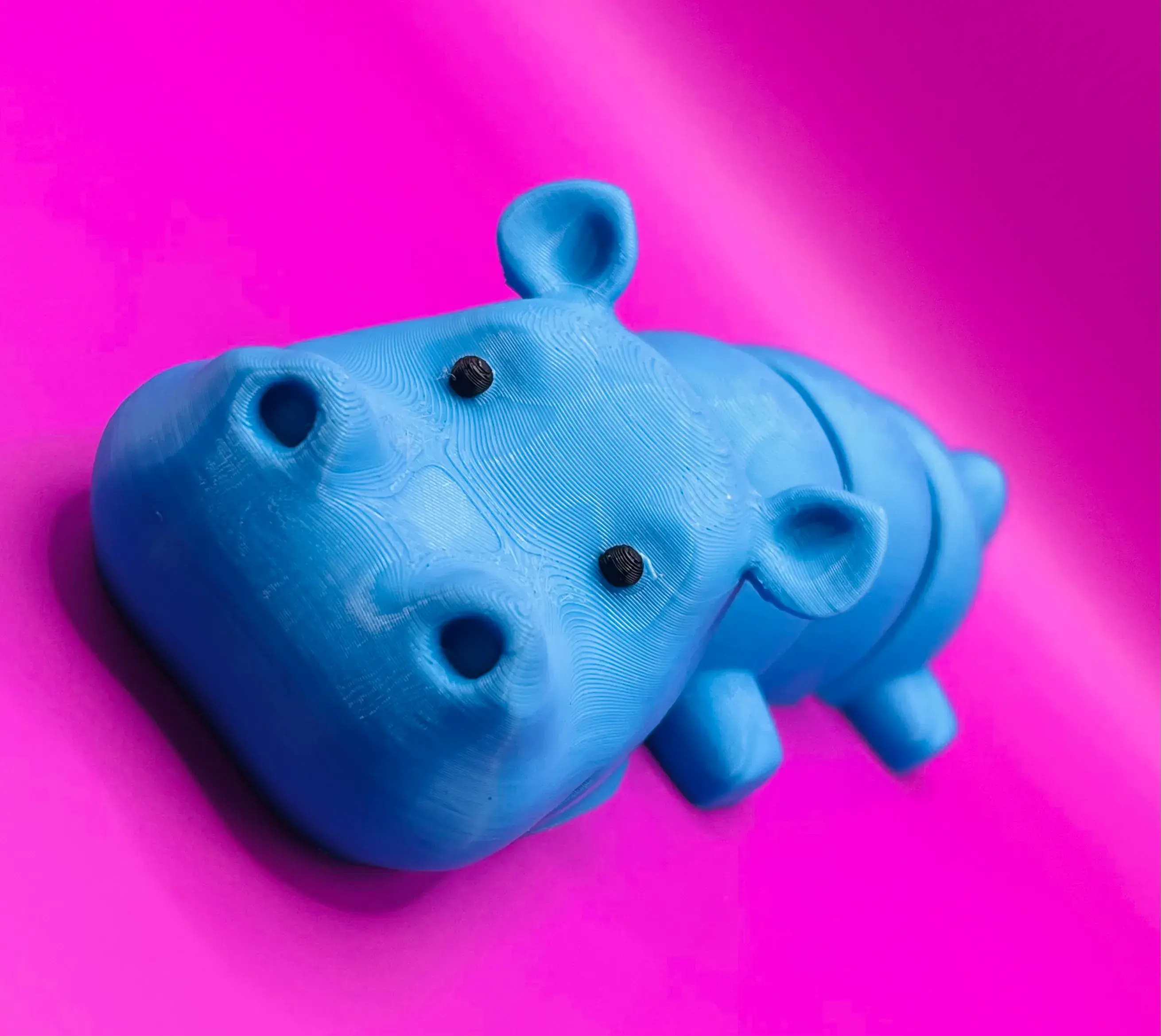 3D Printer Files | 3MF File | Hippo Flexi Print without supports ...