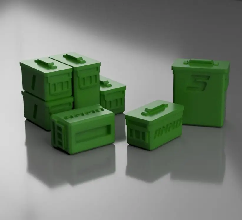 Gaslands - Stackable Ammo Can Tokens