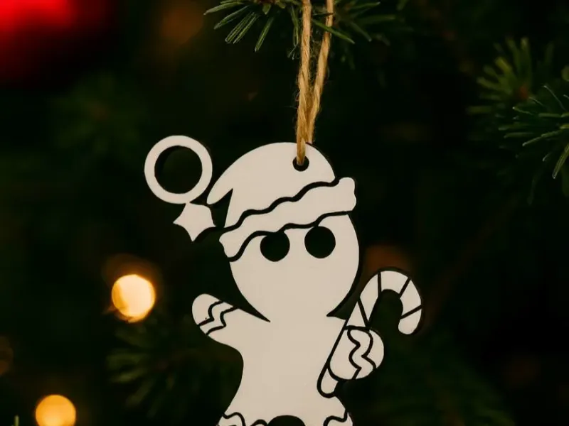 Galleta de jengibre navideña