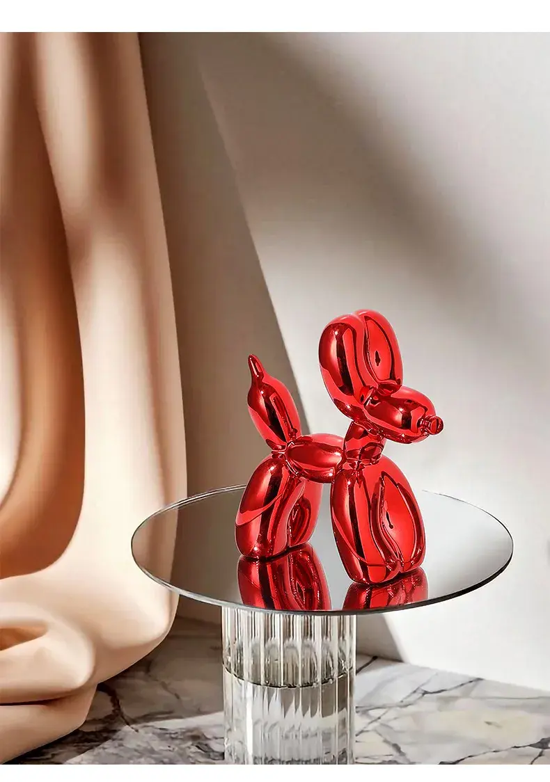 Balloon Dog Sculpture Nordic Puppy Home Decor