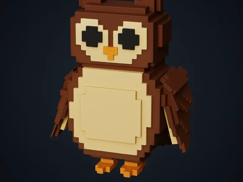 Brainrot Meowl Pixel Character 