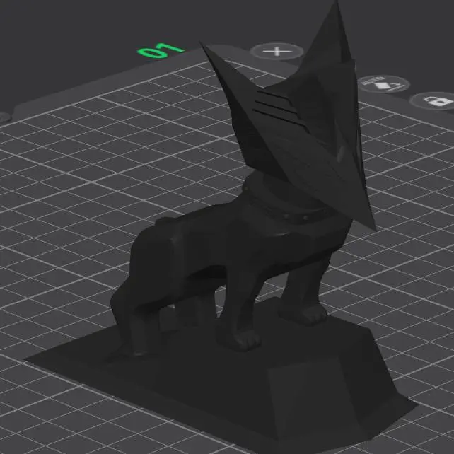 3D Printer Files | 3MF File | Decepticon Hood Ornament | Creality Cloud