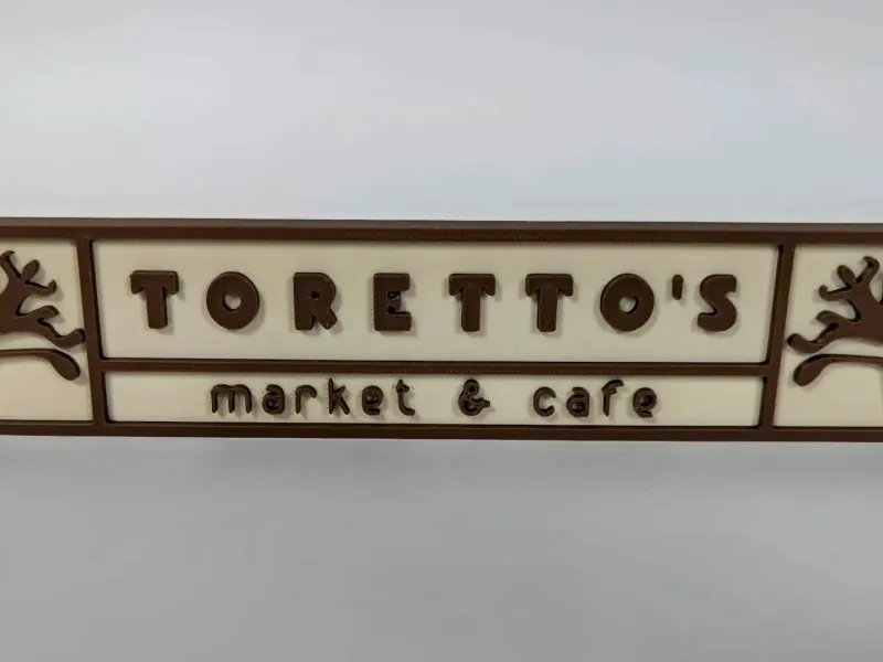 Toretto's Market and Cafe Sign from Fast and Furious
