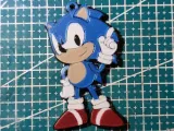 Portachiavi multicolore Sonic Fan Art-1