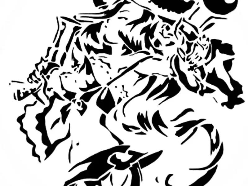 Miss Fortune stencil