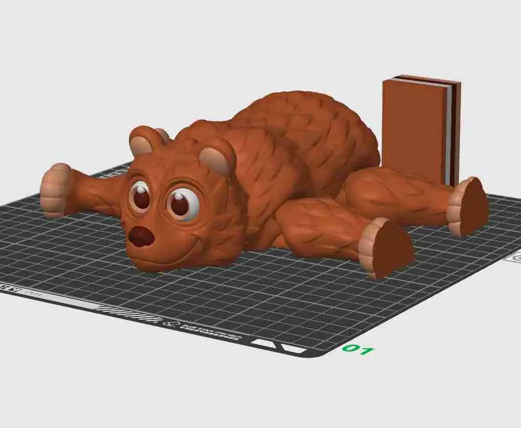 Cute Flexi Bear (PRINT IN PLACE)