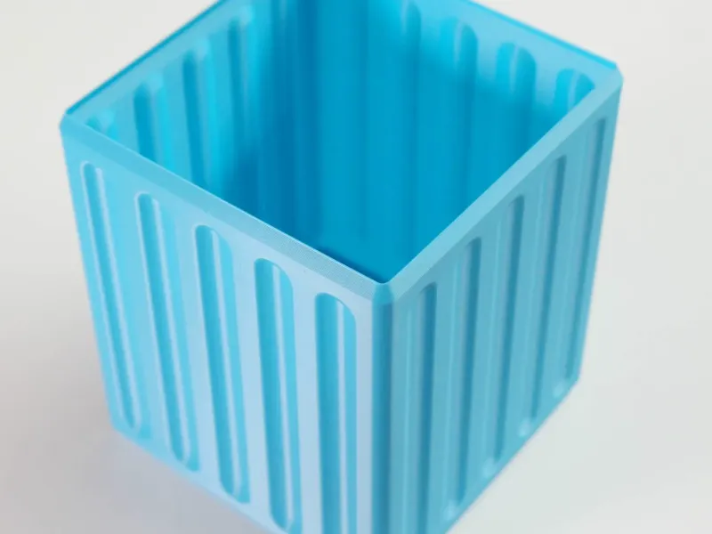 Desk Top Trash Can or Storage Bin in Vase Mode