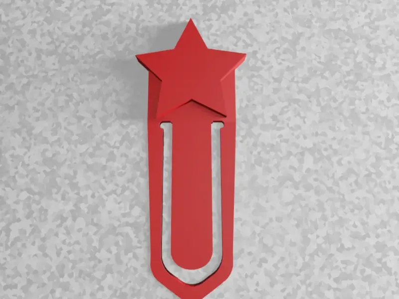 Star Paper Clip Short