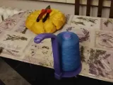 Large spool thread guide for sewing machine-2